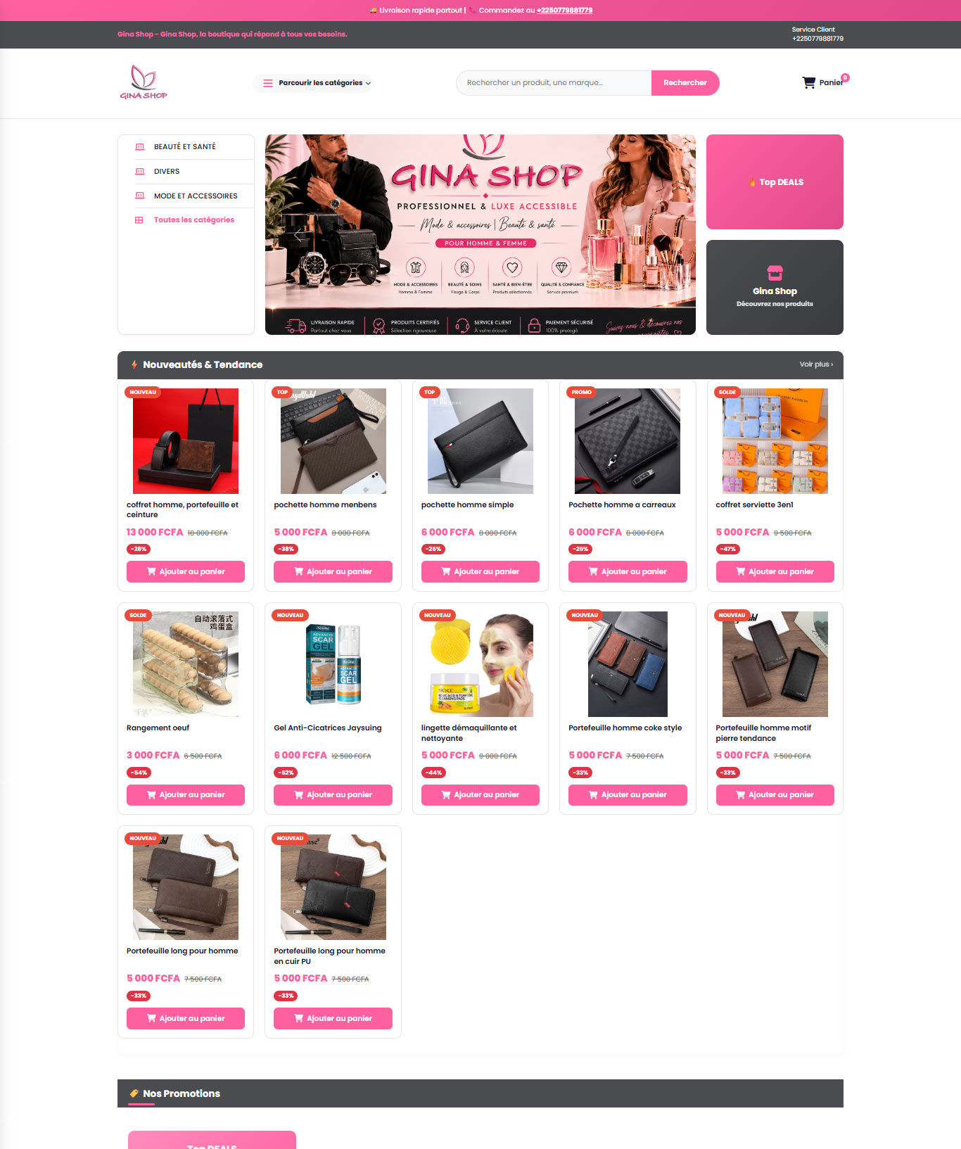 Gina shop